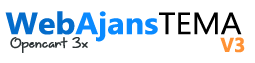 Opencart Web Ajansv3 Script Satış Teması
